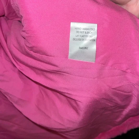 See And Be Seen Pink Faux Fur Jacket - Picture 9 of 15